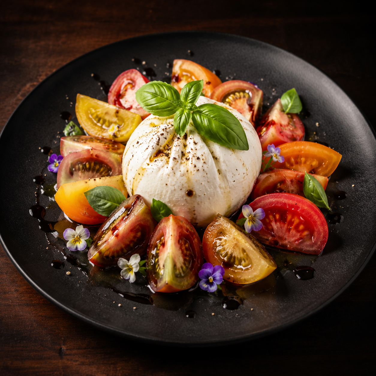 Burrata & Heirloom Tomatoes
